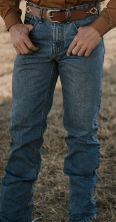 Jeans Pilbara Western Angus Indigo Mens [:w32 L34]