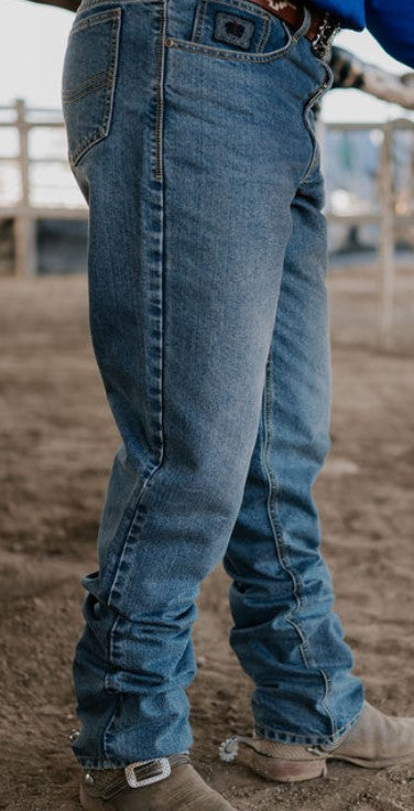 Jeans Pilbara Western Angus Indigo Mens [:w32 L34]