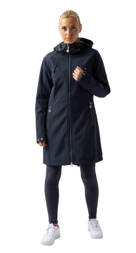 Riding Jacket Anna Softshell Inky Navy Ladies [:8]