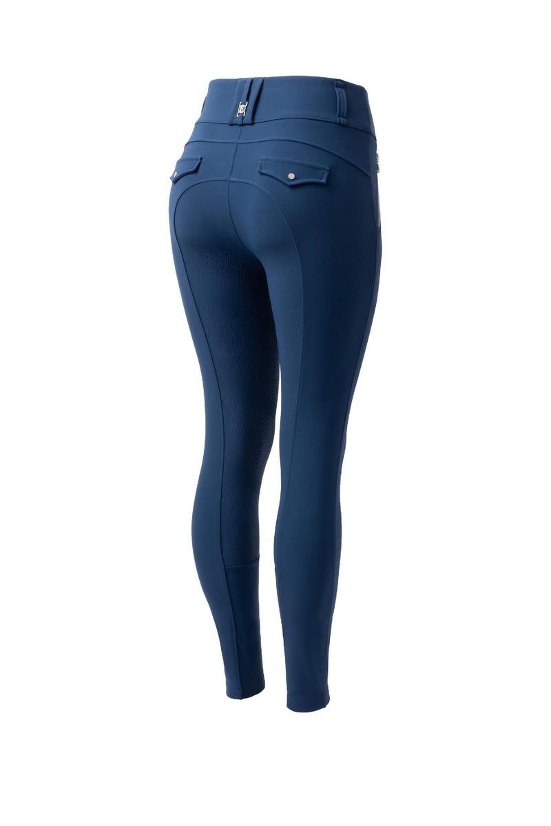 Breeches B Vertigo Enya Full Grip Thermal W25 Titan Navy Ladies [:8]
