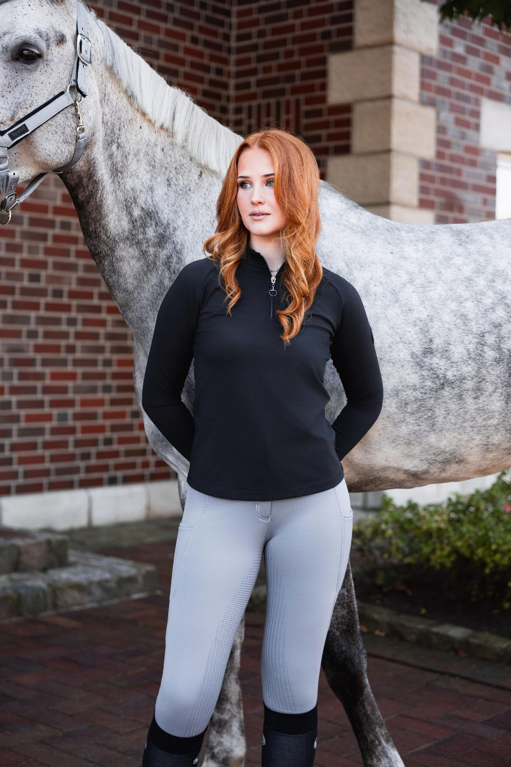 Baselayer Hz Karla Long Sleeve Caviar Black Ladies [:8]
