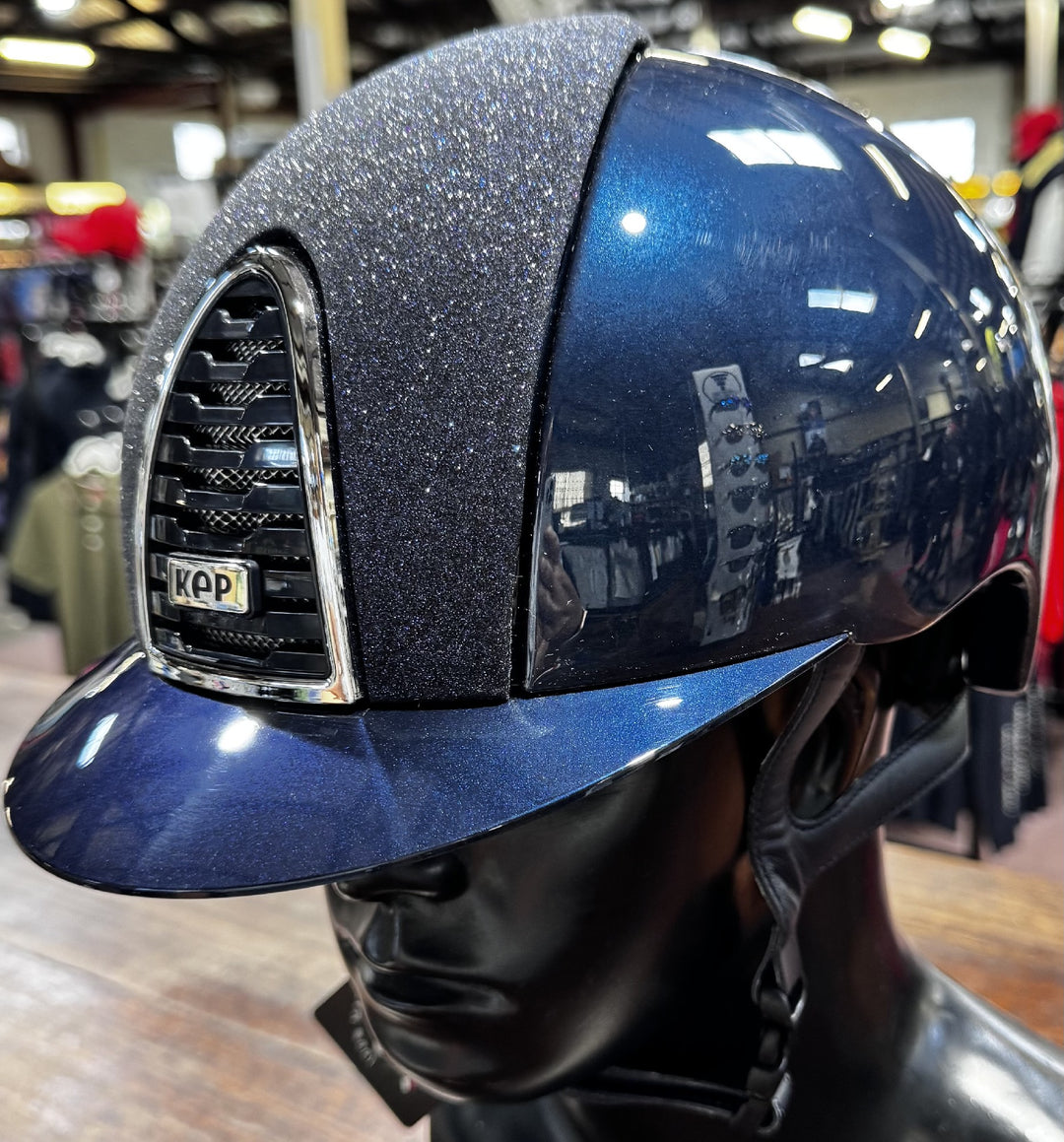 blue glitter motorcycle helmet Helmet Kep Cromo 2 Shine Star Glitter Blue