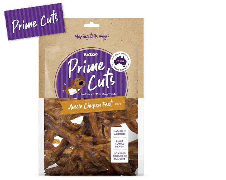 Kazoo Treat Dog Prime Cuts Chicken Feet 500gm