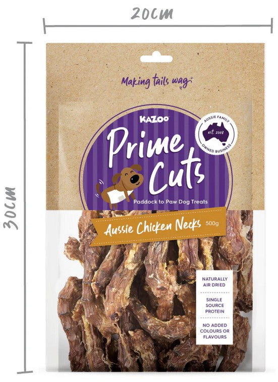 Kazoo Treat Dog Prime Cuts Chicken Necks 500gm