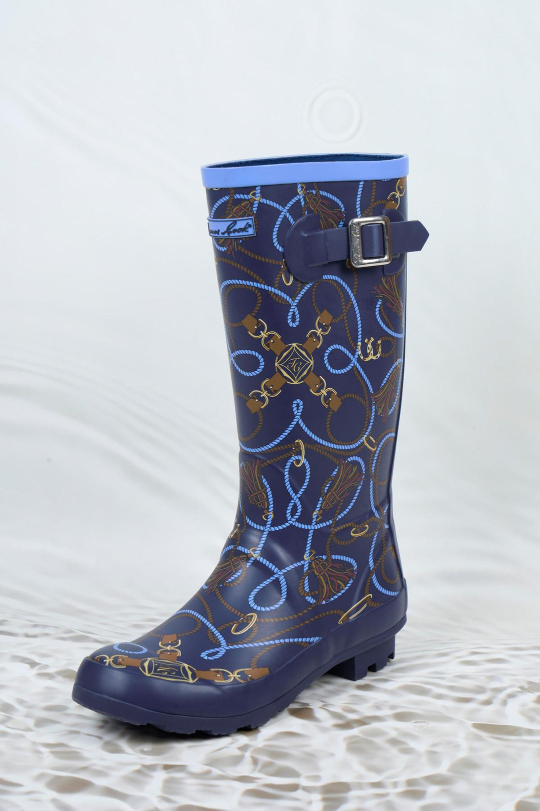 Gumboots Thomas Cook Deloraine Long W25 Navy/blue [:7.0]