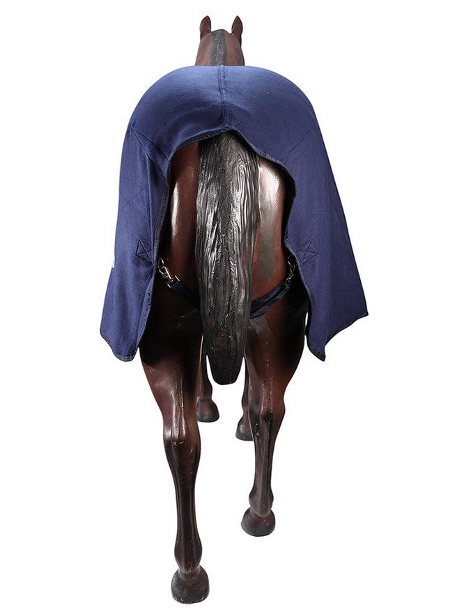 Polar Fleece Rug Dakota Navy [:4'6"]