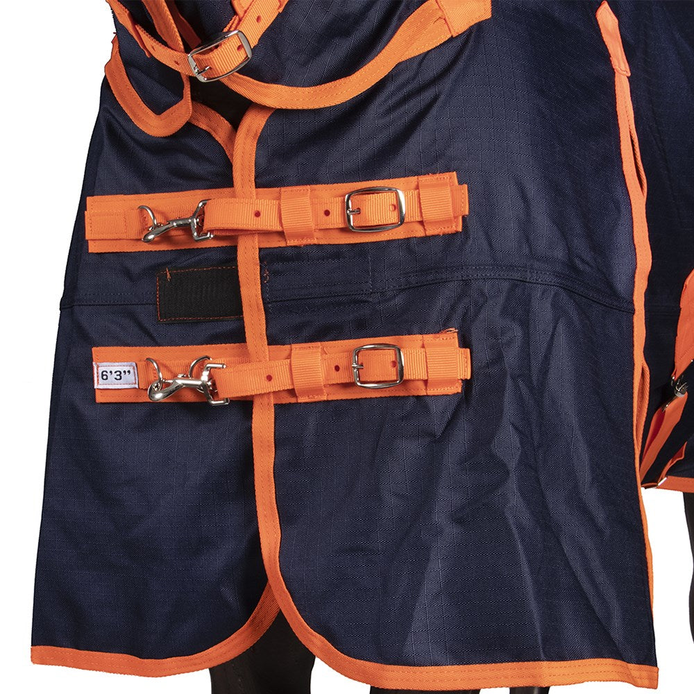 Kozy Rainsheet 1200d No Fill Combo Navy & Orange [:5'6"]