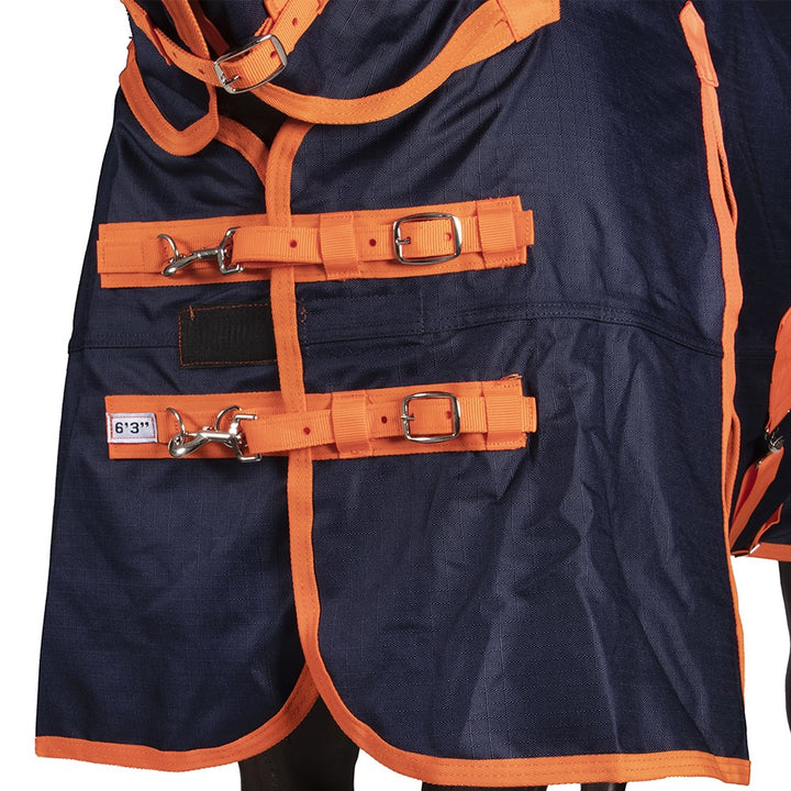Kozy Rainsheet 1200d No Fill Combo Navy & Orange [:5'6"]