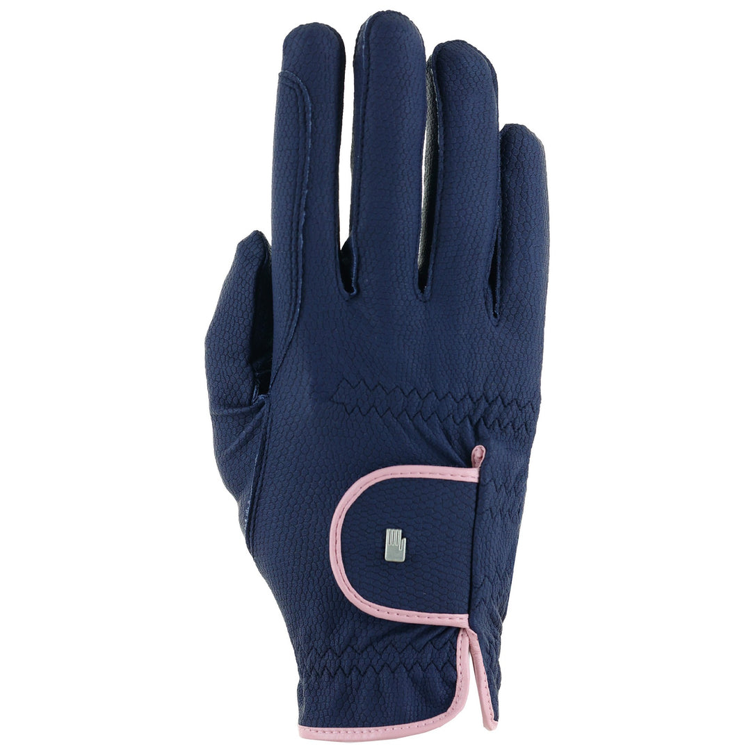Gloves Roeckl Lona Navy & Pink [:7.0]