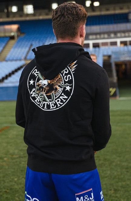 Hoodie Ringers Eyrie Pullover Black Mens [:large]