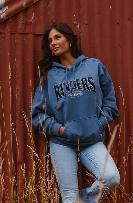 Hoodie Ringers Middleton Fleece Yale Blue Ladies [:10]