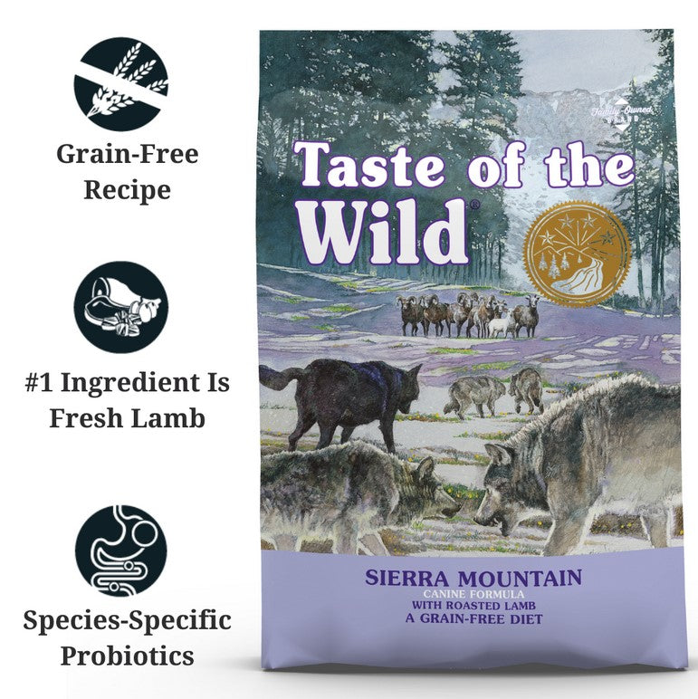 Taste Of The Wild Dog Sierra Mountain Roasted Lamb 12.2kg