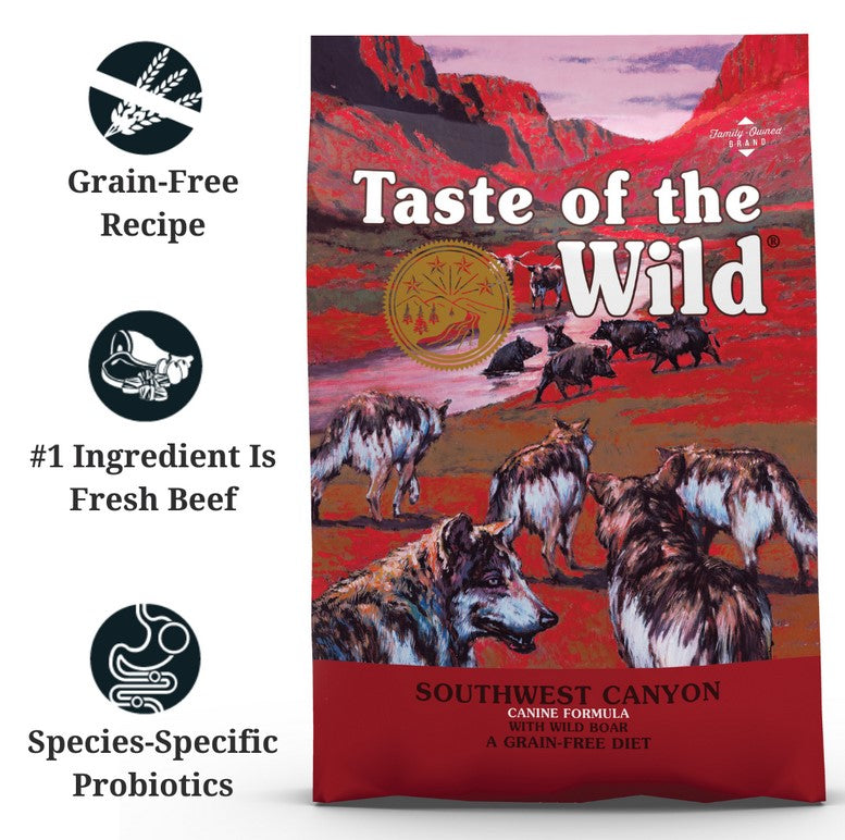Taste Of The Wild Dog South West Canyon Wild Boar 12.2kg
