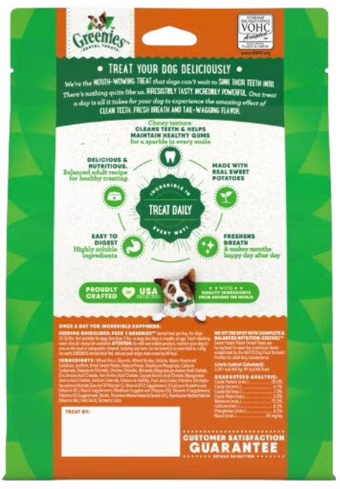 Greenies Dog Sweet Potato Regular 340gm