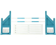 Breyer Traditional Brush Box Jump Turquoise And White