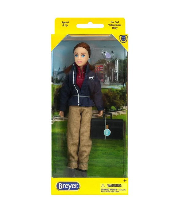 Breyer Traditional Doll Veterinarian Riley With Vet Kit