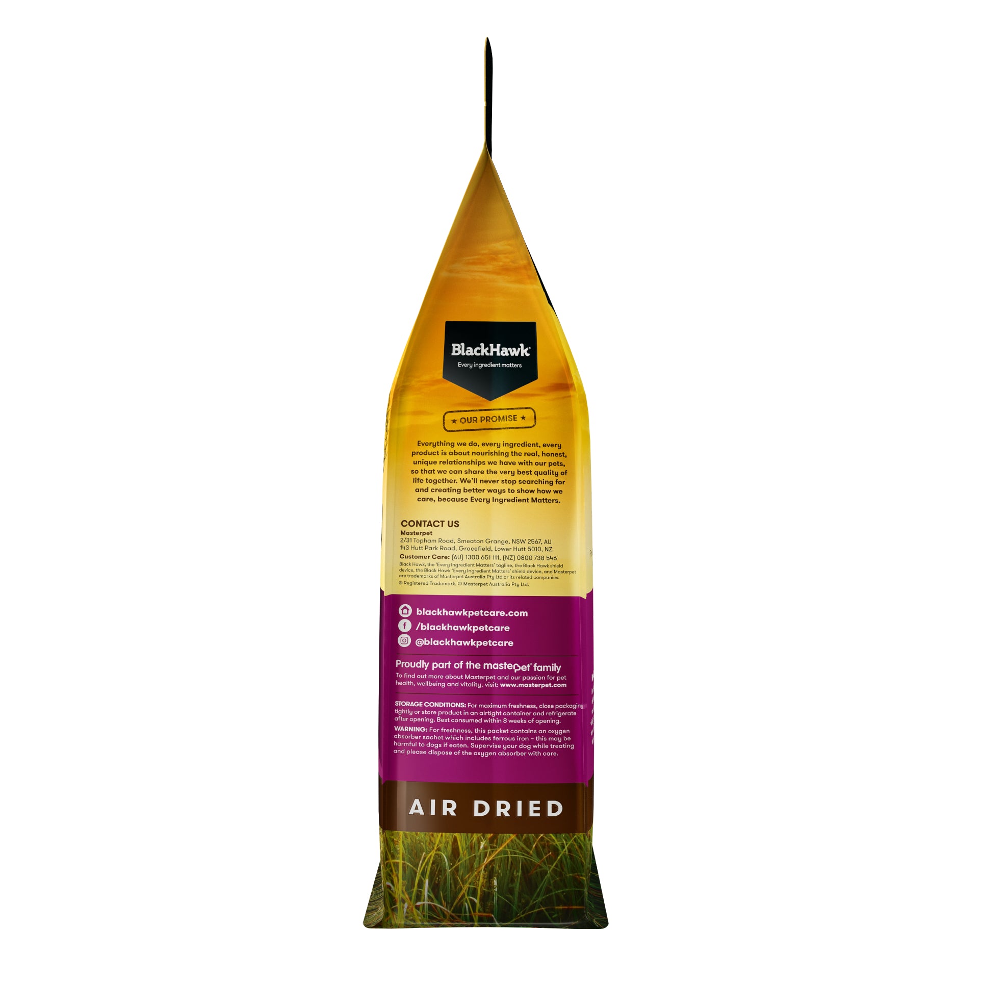 Blackhawk Dog Air Dried Lamb 2kg
