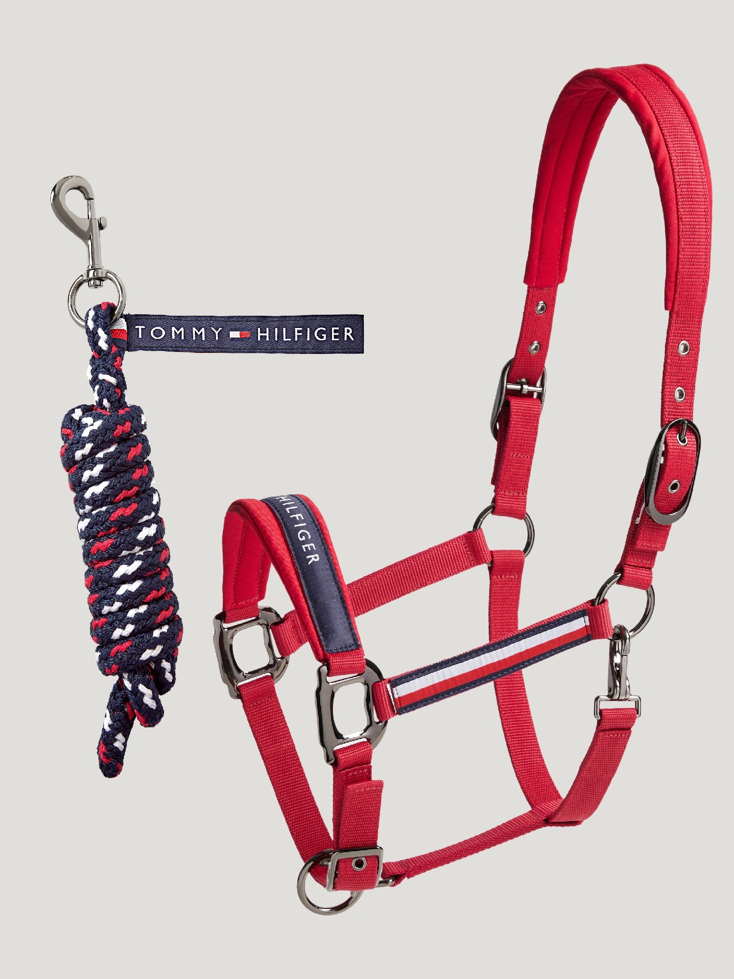 Headstall Tommy Hilfiger Yale With Lead Primary Red [:cob]