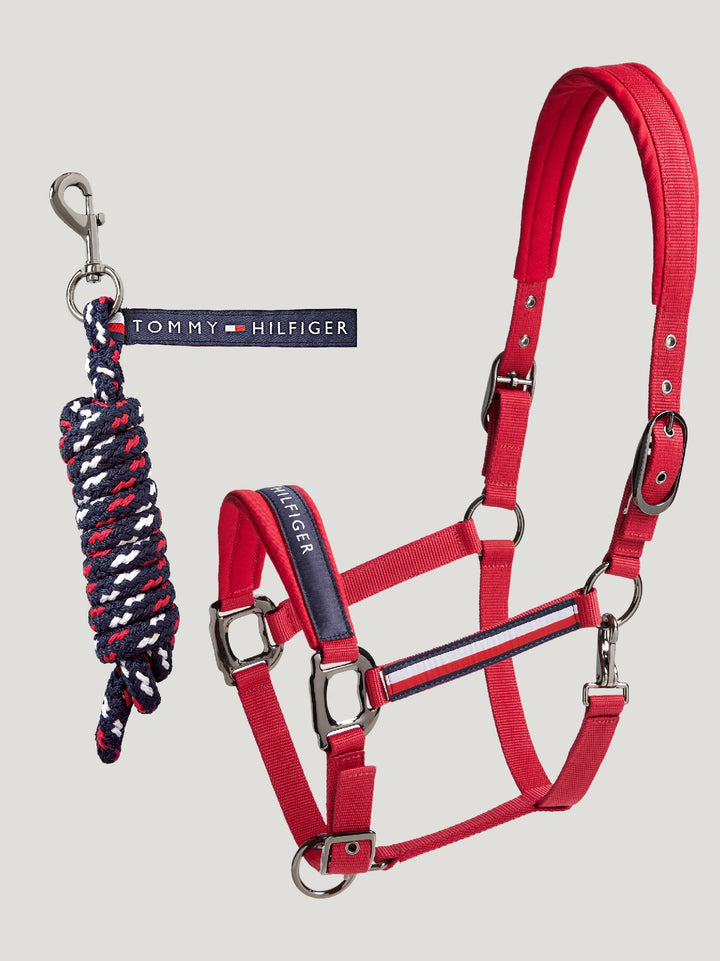 Headstall Tommy Hilfiger Yale With Lead Primary Red [:cob]