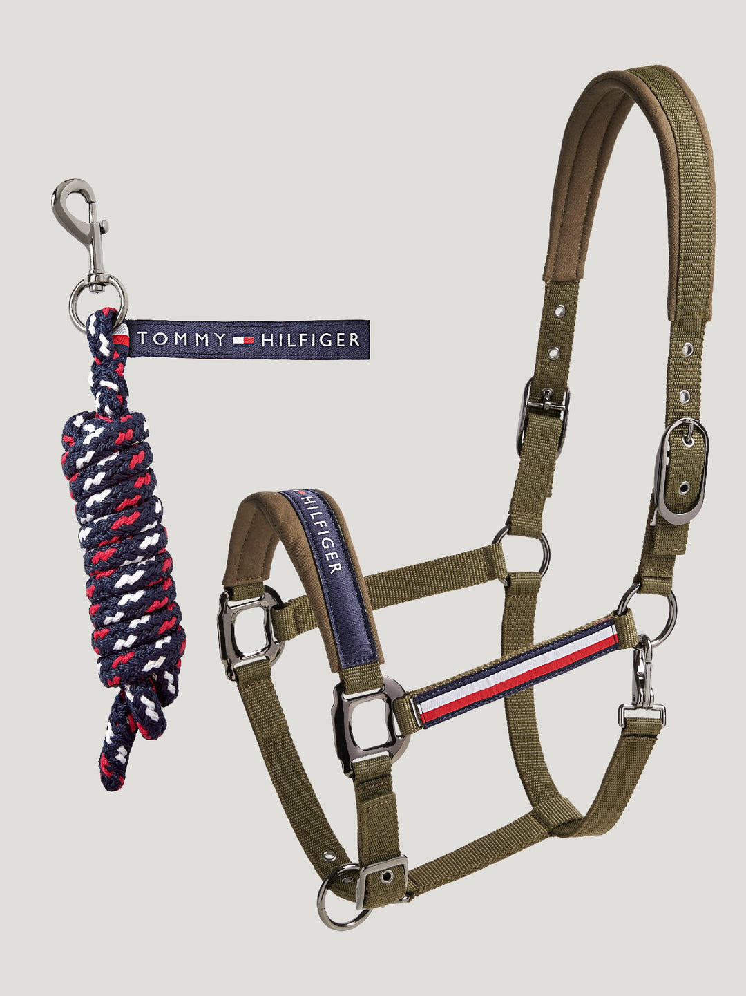 Headstall Tommy Hilfiger Yale With Lead Utility Olive [:cob]