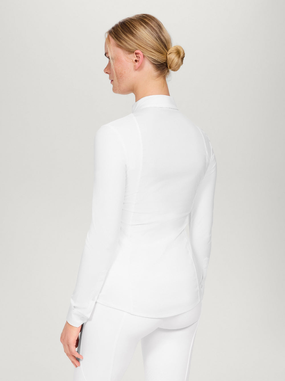 Shirt Show Tommy Hilfiger New Jersey Ls Optic White Ladies [:large]