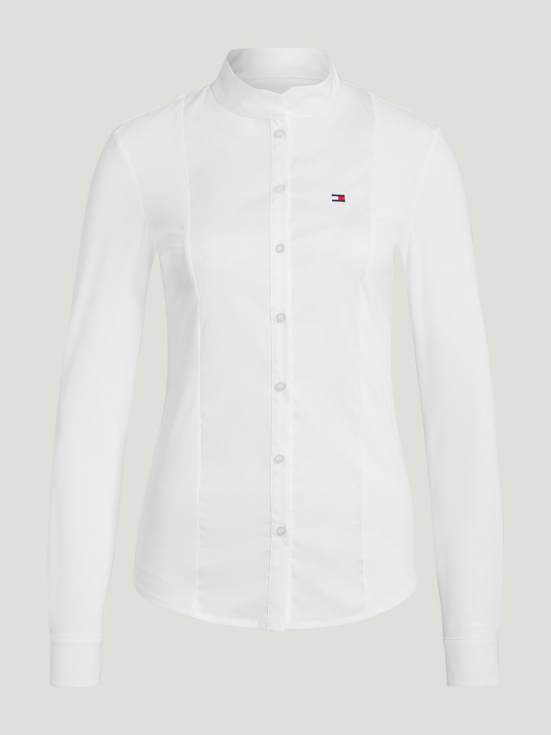 Shirt Show Tommy Hilfiger New Jersey Ls Optic White Ladies [:large]