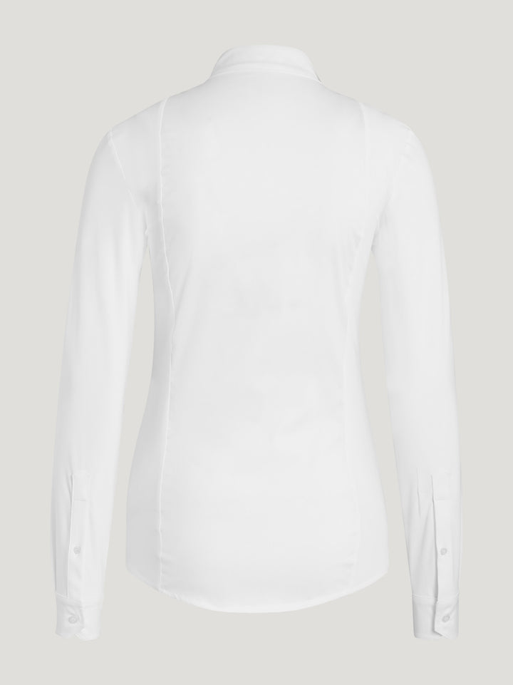 Shirt Show Tommy Hilfiger New Jersey Ls Optic White Ladies [:large]