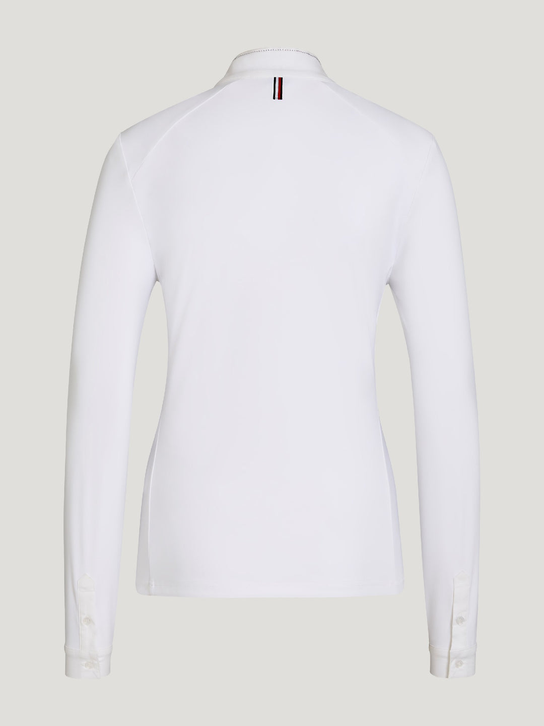 Shirt Show Tommy Hilfiger Taylor Rhinestone Ls Optic White Ladies [:large]