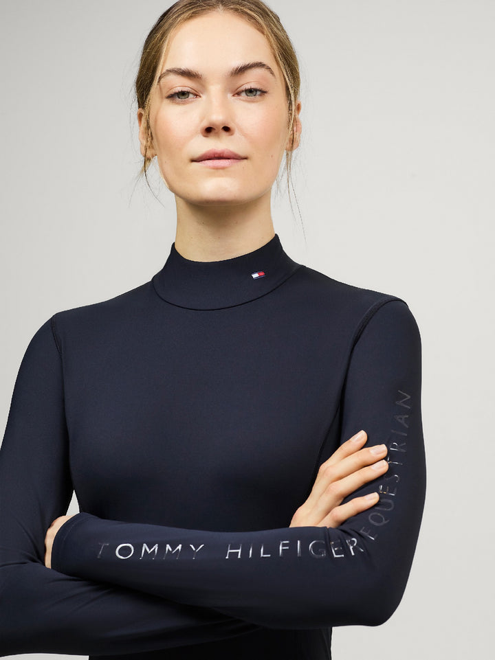 Baselayer Tommy Hilfiger Ava Long Sleeve Desert Sky Ladies [:large]