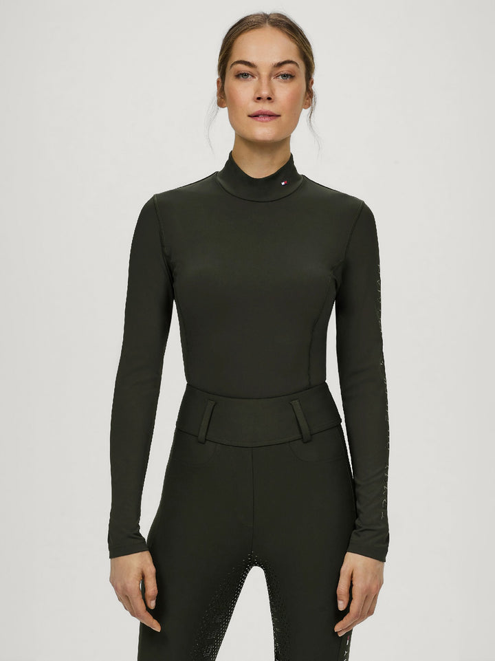 Baselayer Tommy Hilfiger Ava Long Sleeve Pine Ladies [:large]