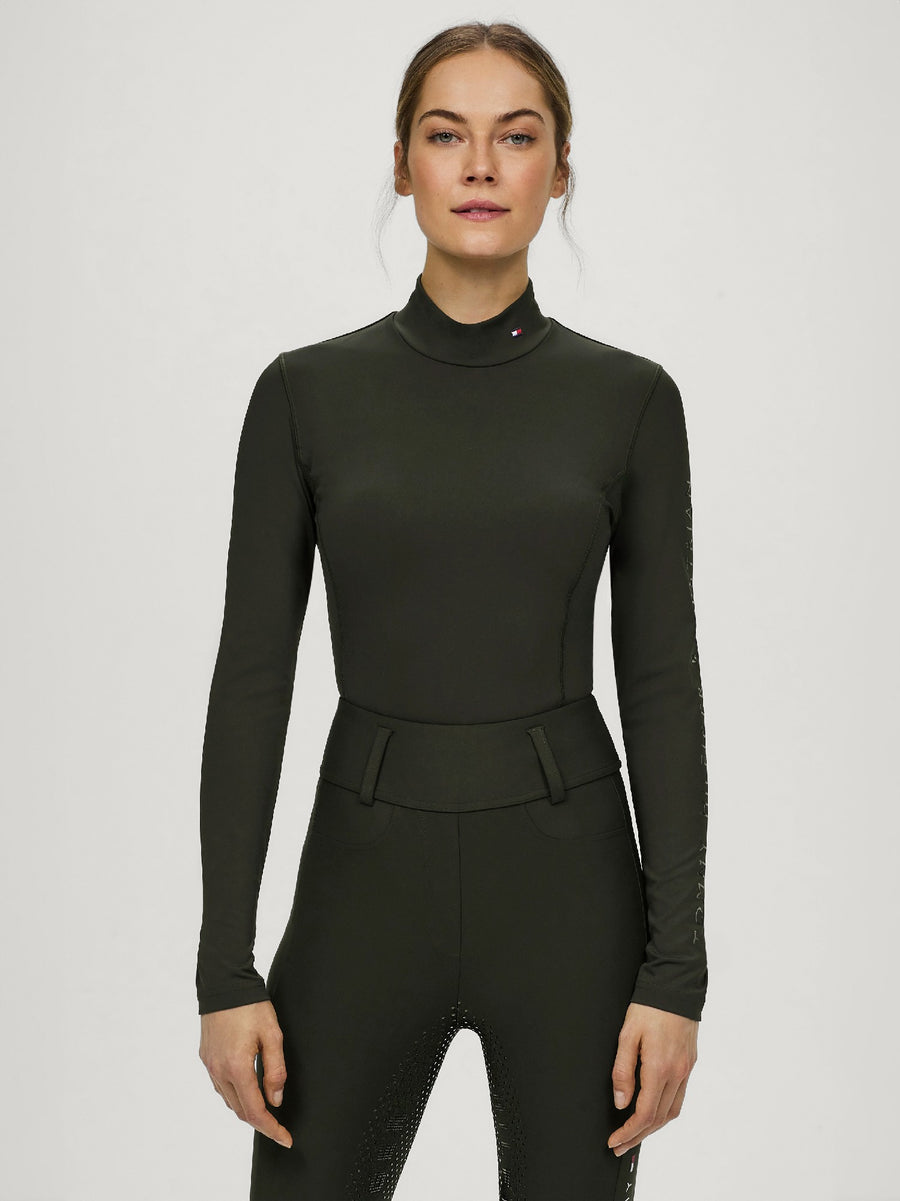 Baselayer Tommy Hilfiger Ava Long Sleeve Pine Ladies [:large]