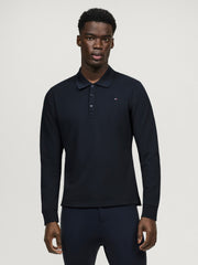 Polo Top Tommy Hilfiger Erwin Long Sleeve Desert Sky Mens [:large]