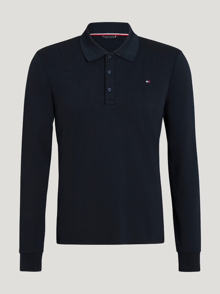 Polo Top Tommy Hilfiger Erwin Long Sleeve Desert Sky Mens [:large]