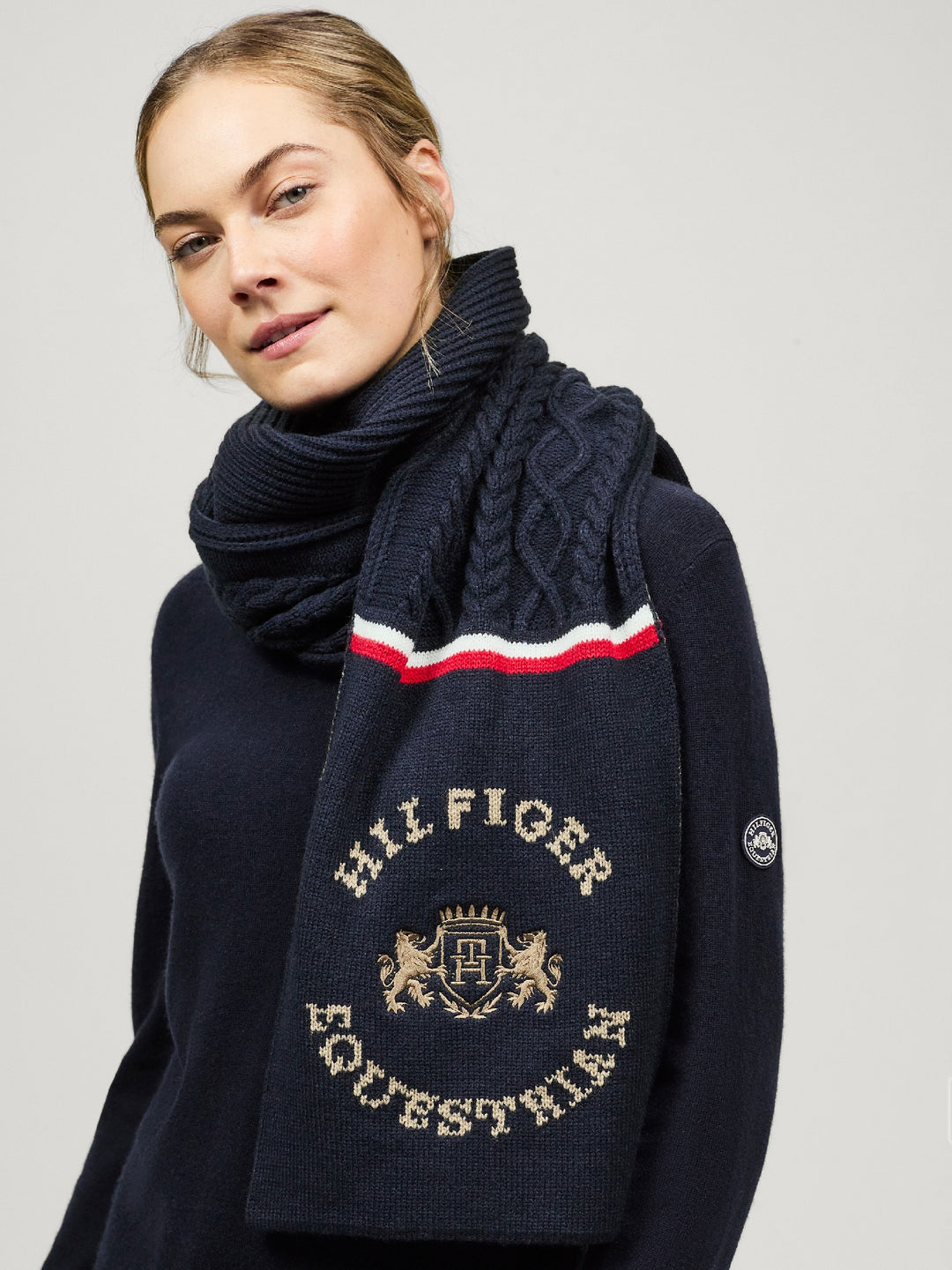 Scarf Tommy Hilfiger Hyde Knitted Desert Skye