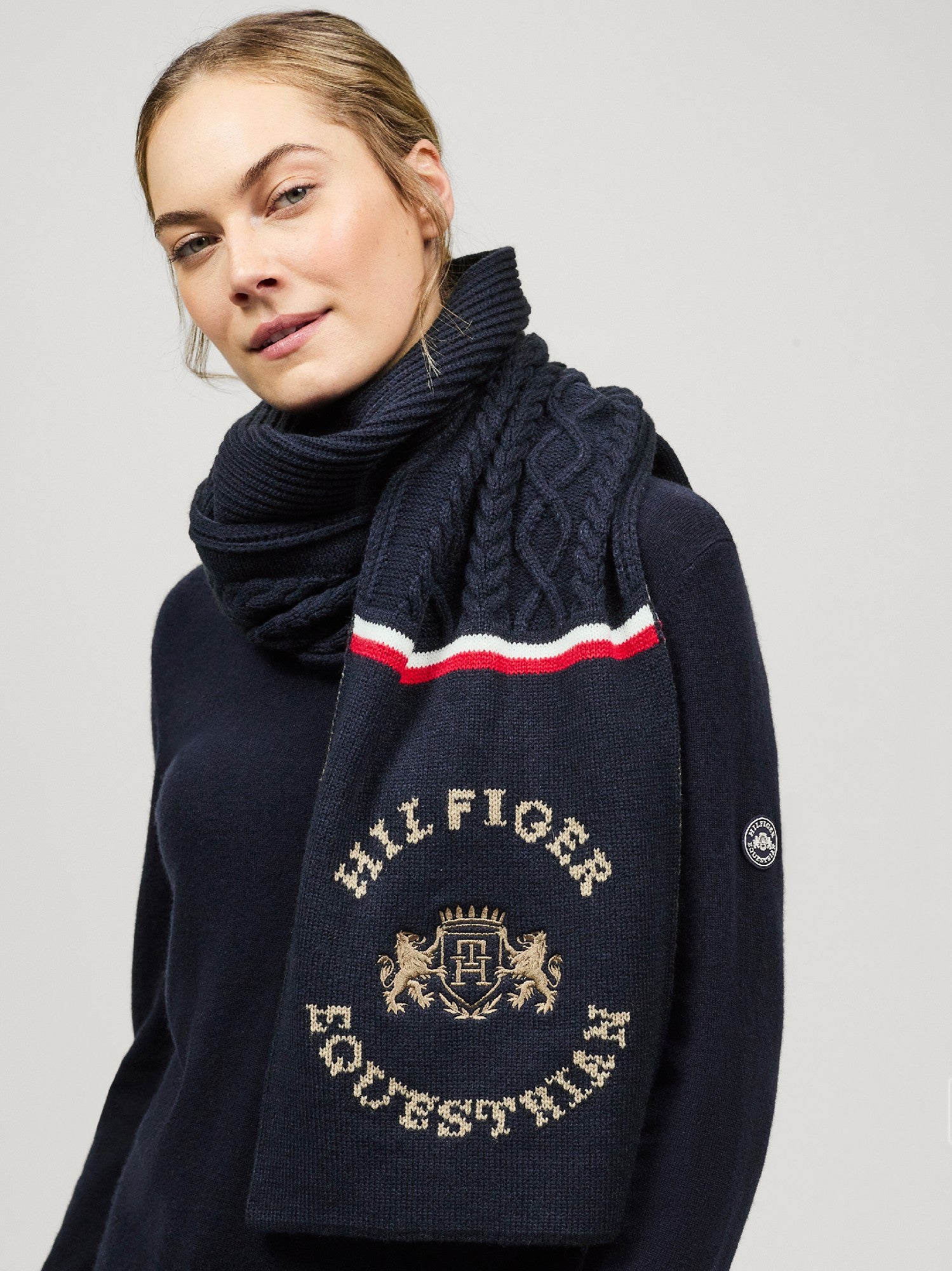 Scarf Tommy Hilfiger Hyde Knitted Desert Skye