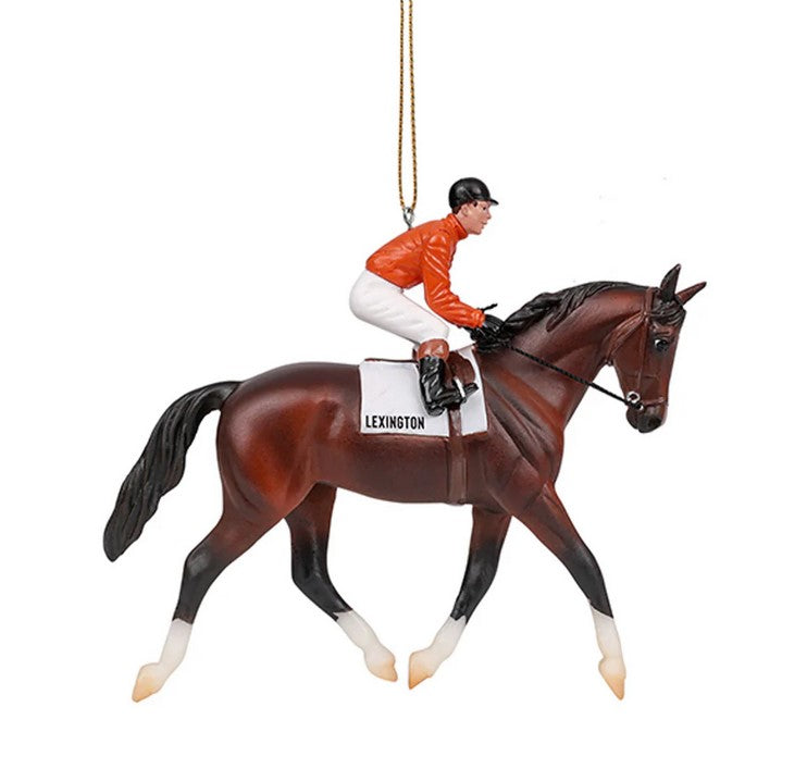 Breyer Xmas 2025 Stablemates Lexington Racehorse Ornament