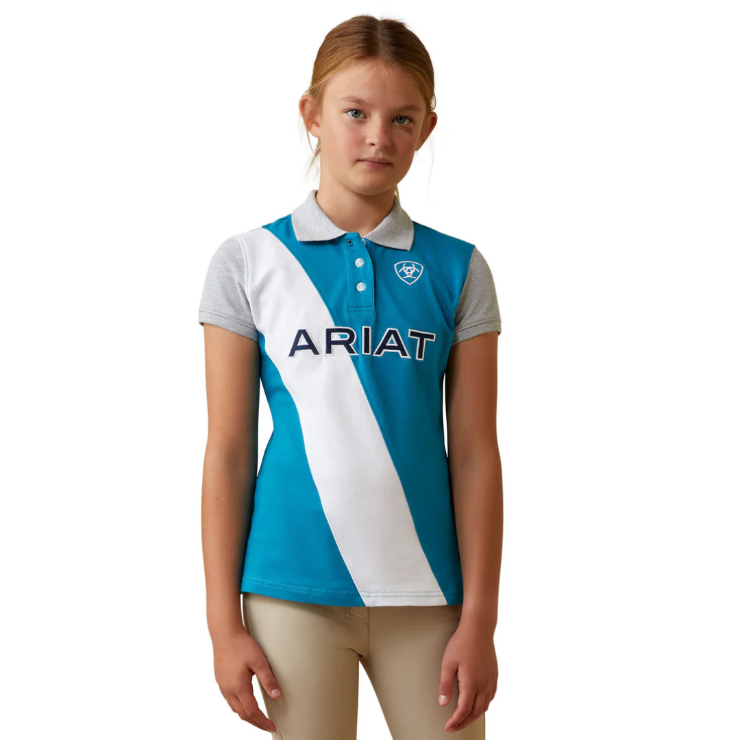 Polo Ariat Taryn Team Ss Girls [:l]