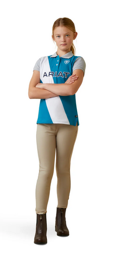 Polo Ariat Taryn Team Ss Girls [:l]