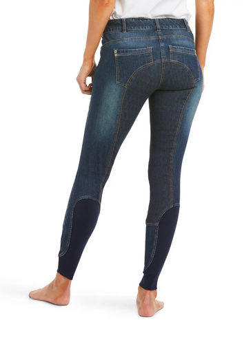 Breeches  Ariat Halo Denim Full Grip Seat Marine Ladies [:26/10]