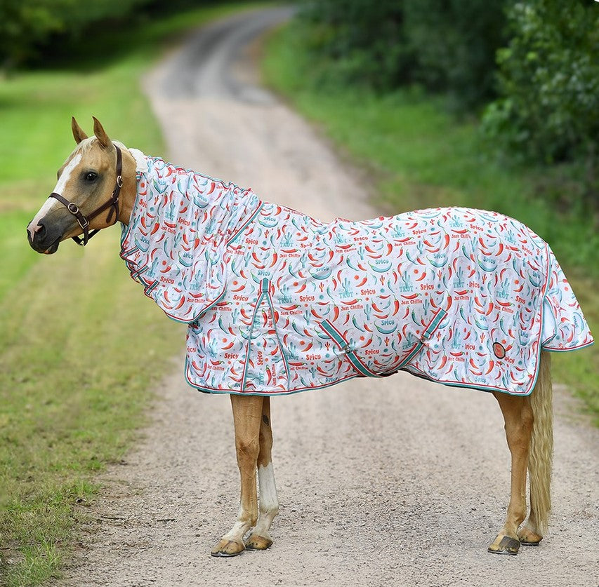 Hot To Trot Fly Mesh Combo With Surcingles [:5'3"]