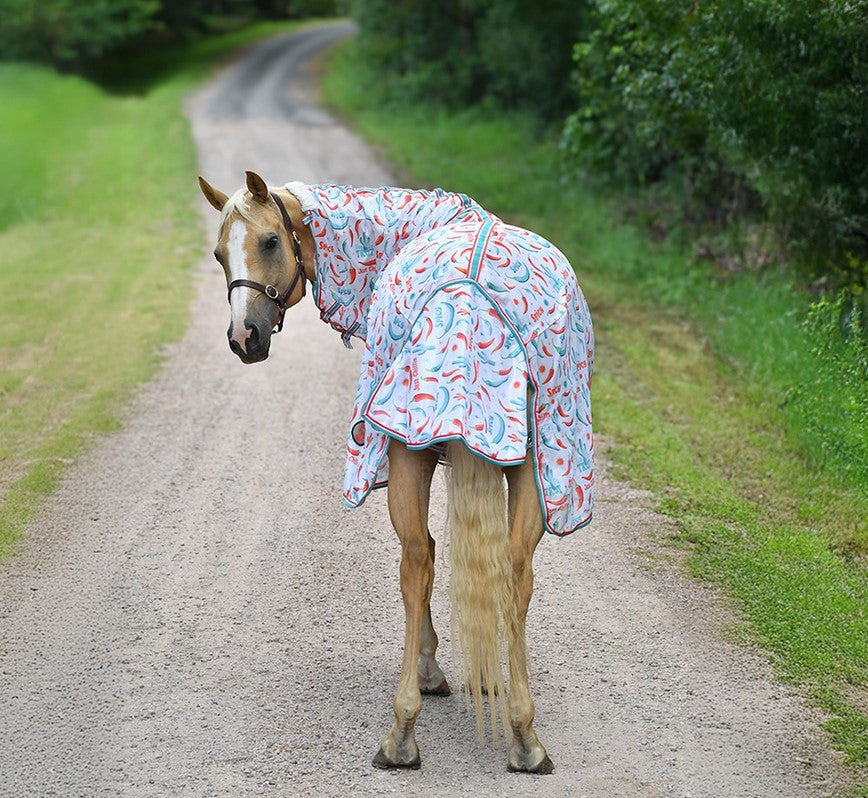 Hot To Trot Fly Mesh Combo With Surcingles [:5'3"]