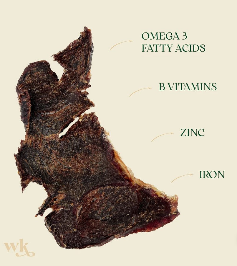 Wildkind Dog Treat Great Southern Venison Jerky 100gm