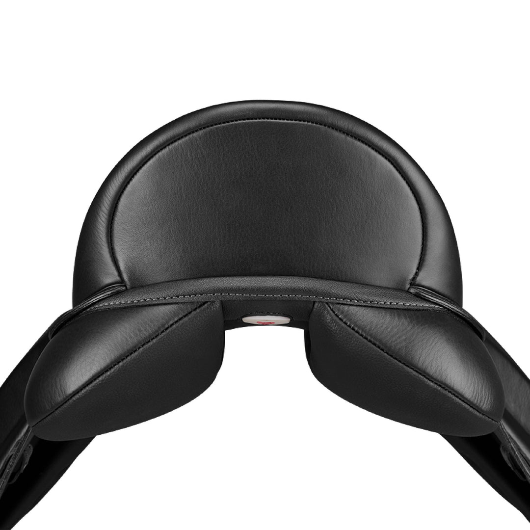 Arena Dressage Mono Flap Saddle Black [:43cm 17.0"]