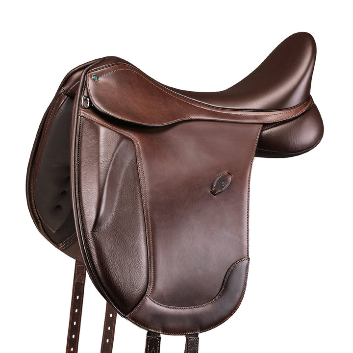 Arena Dressage Mono Flap Saddle Brown [:43cm 17.0"]