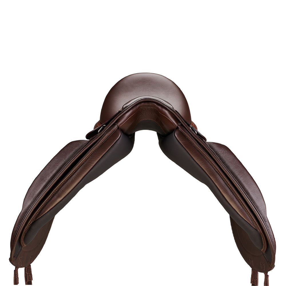 Arena Dressage Mono Flap Saddle Brown [:43cm 17.0"]