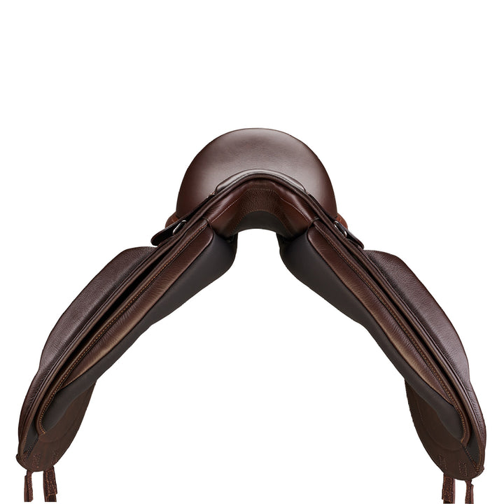 Arena Dressage Mono Flap Saddle Brown [:43cm 17.0"]