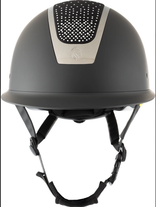 Helmet Equinavia Crown Crystal Mips Black [:55cm-57cm]