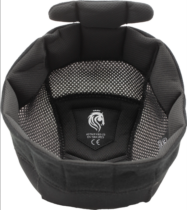 Helmet Equinavia Crown Crystal Mips Black [:55cm-57cm]