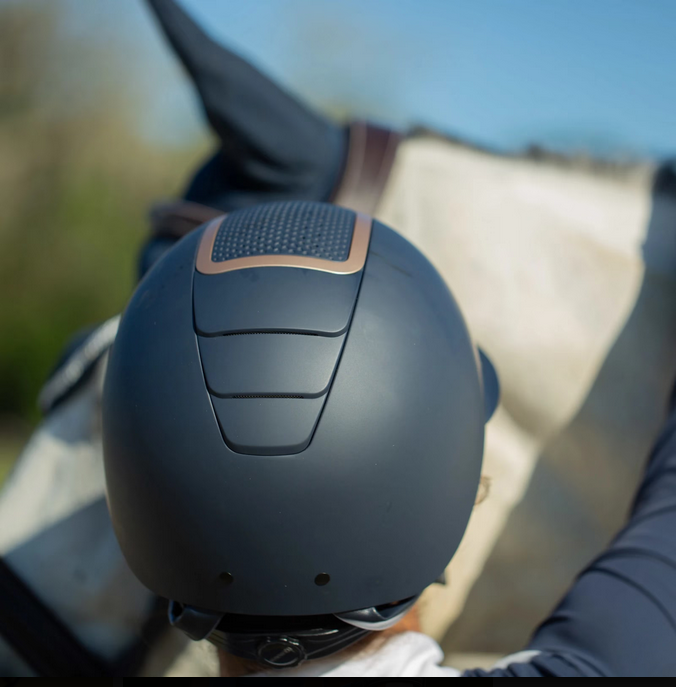 Helmet Equinavia Crown Mips Navy & Gold [:52cm-54cm]