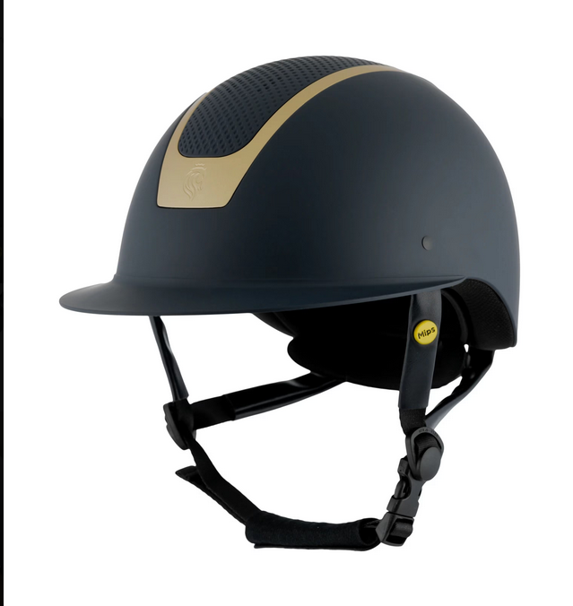Helmet Equinavia Crown Mips Navy & Gold [:52cm-54cm]